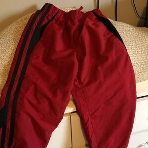 Athletic Works Kids Red and Black Joggers